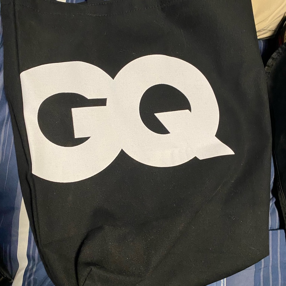 GQ Black Tote Bag & GQ Baseball Cap